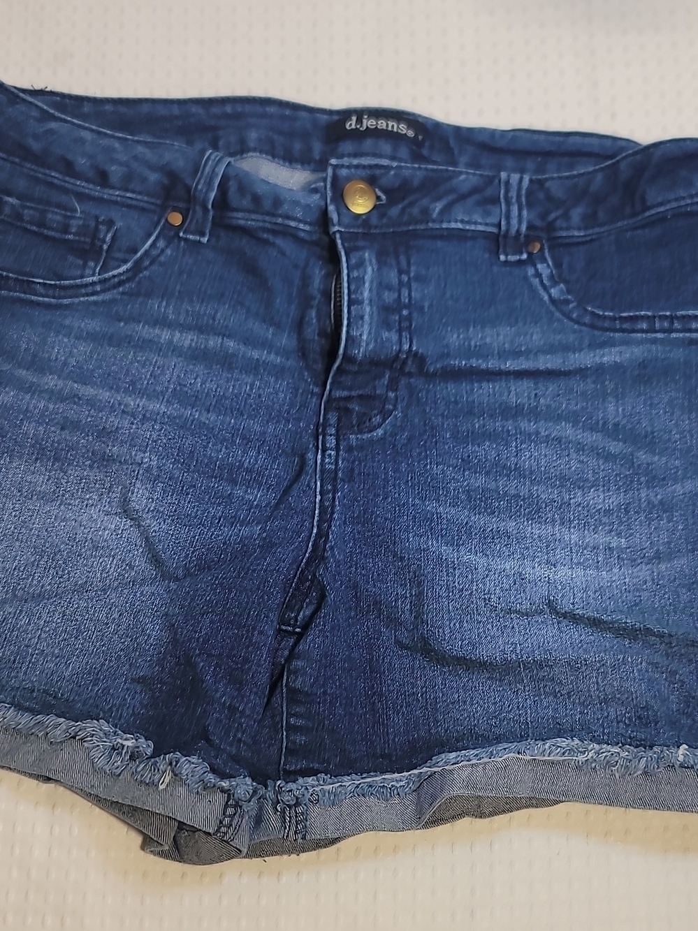 Women’s Dark Blue Denim Jeans Skirt - Picture 3 of 4